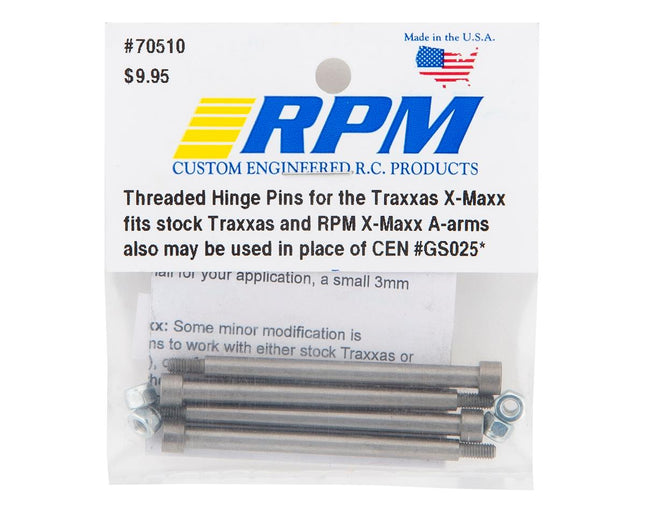 RPM70510, RPM Traxxas X-Maxx Threaded Hinge Pin Set