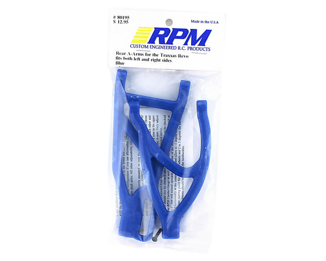 RPM80195, RPM Traxxas Revo/Summit Rear Left/Right A-Arms (Blue)