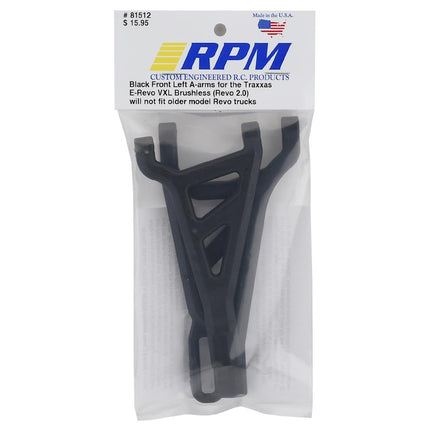 RPM81512, RPM E-Revo 2.0 Front Left Suspension Arm Set (Black)