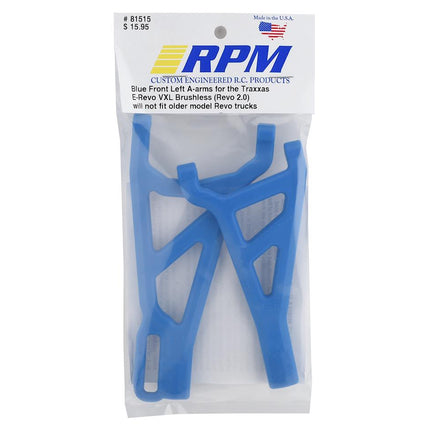 RPM81515, RPM E-Revo 2.0 Front Left Suspension Arm Set (Blue)