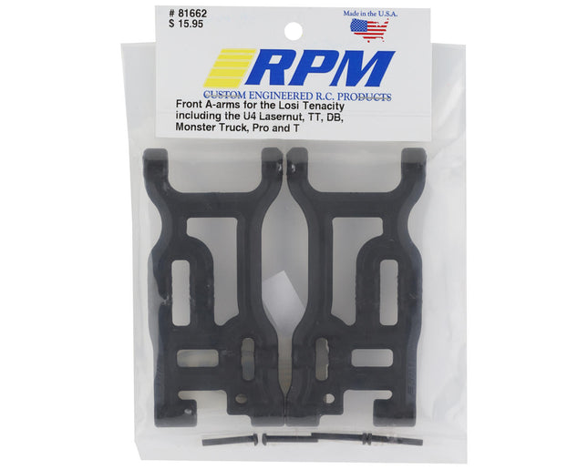 RPM81662, RPM Losi Tenacity/Lasernut Front A-Arm (Black) (2)