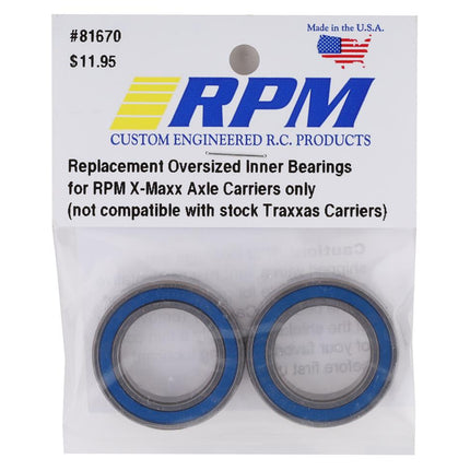 RPM81670, RPM Traxxas X-Maxx 20x32x7mm Oversized Inner Bearing (2) (RPM81732)