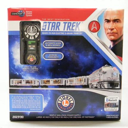 LNL2023130, Lionel Star Trek Electric O Gauge Model Train Set w/Remote and Bluetooth Capability