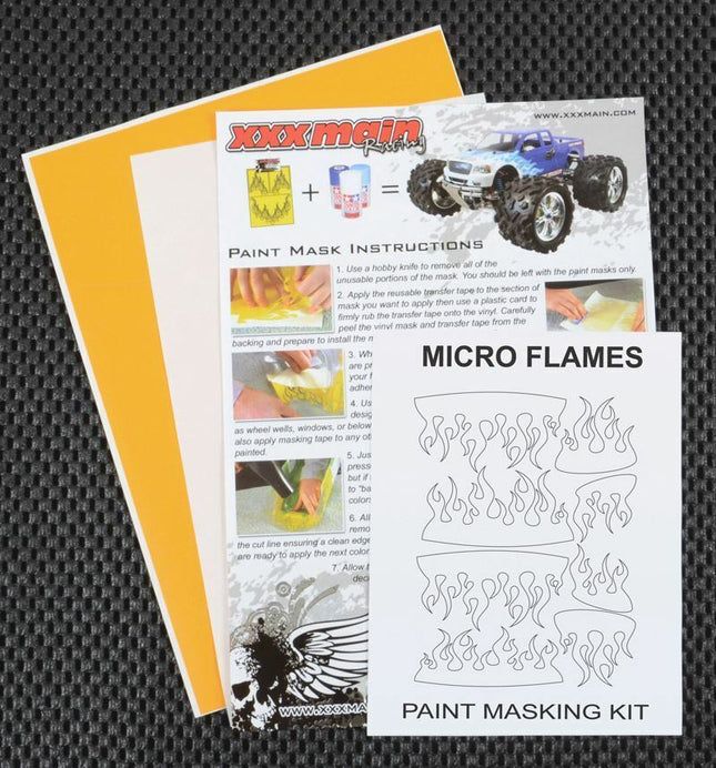 XXXM001S, XXX Main Micro Flames Paint Mask