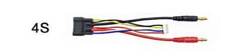 TRAF15-4S, Traxxas ID Connector With Balance Lead Charging TRX 4S Battery