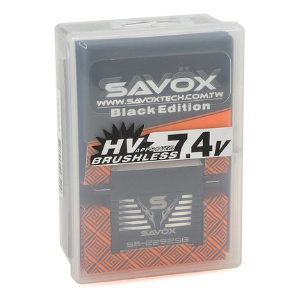 SAVSB2292SG, Savox SB-2292SG Black Edition Monster Torque Brushless Steel Gear Servo (High Voltage)