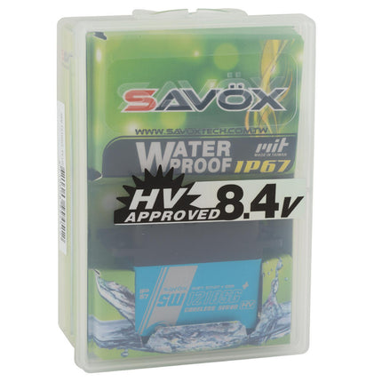 SAVSW1210SGP, Savox SW-1210SGP Digital Waterproof Aluminum Case Servo (High Voltage) (Tall)