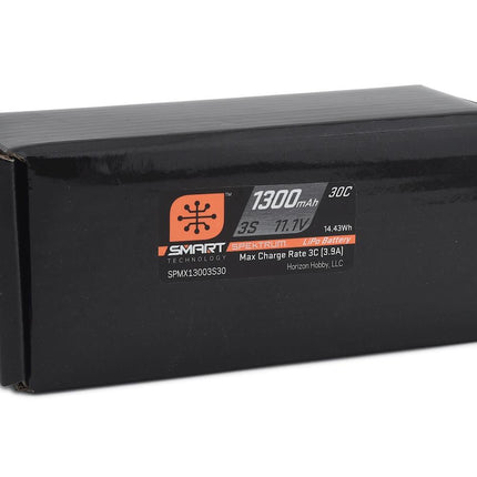 SPMX13003S30M, Spektrum RC 3S Smart LiPo Battery Pack w/IC3 Connector (11.1V/1300mAh)