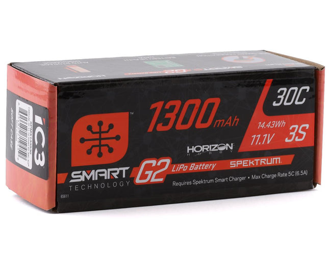 SPMX133S30, 1300mAh 3S 11.1V Smart G2 LiPo 30C; IC3
