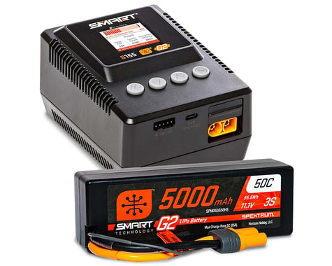 SPMXPSS300, Spektrum RC Smart G2 PowerStage 3S Bundle w/3S Smart LiPo Battery (5000mAh)