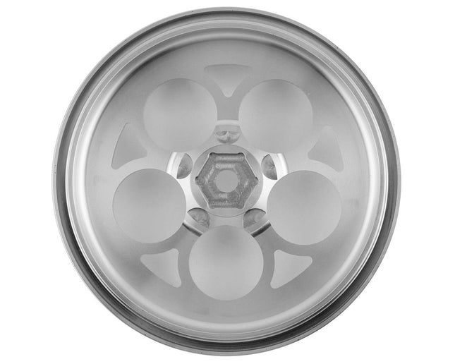 SSD00545, SSD RC 5 Hole 2.2/2.7" Narrow Front Drag Wheels (Silver) (2)