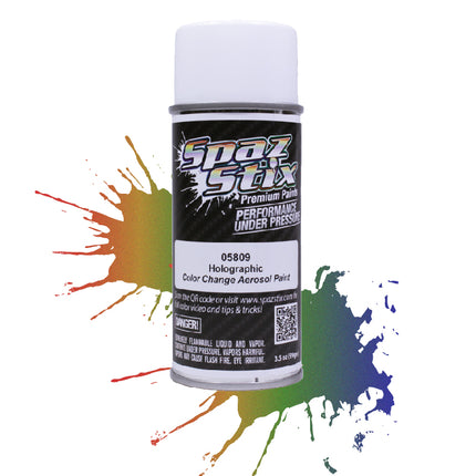 SZX05809, Spaz Stix Multi-Color Change Spray Paint (Holographic) (3.5oz)
