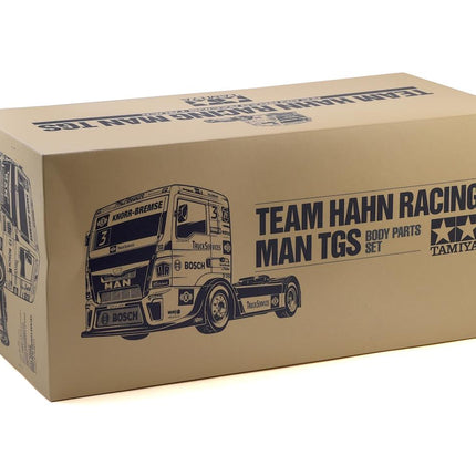 TAM51606, Tamiya Team Hahn Racing MAN TGS Semi Truck Body Set (Clear)