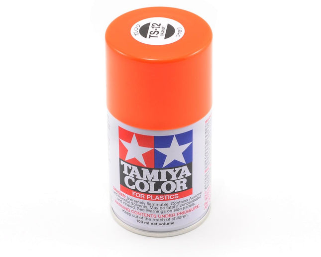 TAM85012, Tamiya TS-12 Orange Lacquer Spray Paint (100ml)