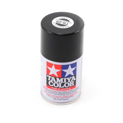 TAM85029, Tamiya TS-29 Semi-Gloss Black Lacquer Spray Paint (100ml)