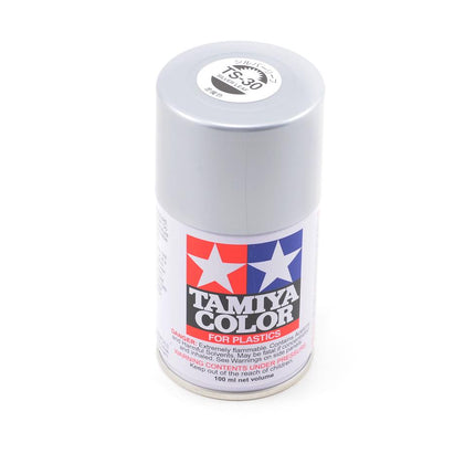 TAM85030, Tamiya TS-30 Silver Leaf Lacquer Spray Paint (100ml)