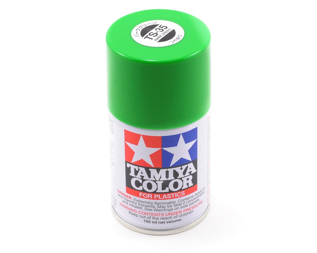 TAM85035, Tamiya TS-35 Park Green Lacquer Spray Paint (100ml)