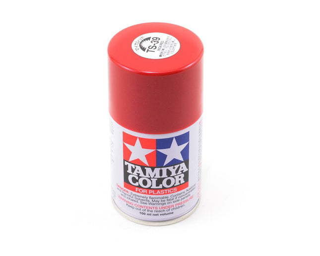 TAM85039, Tamiya TS-39 Mica Red Lacquer Spray Paint (100ml)