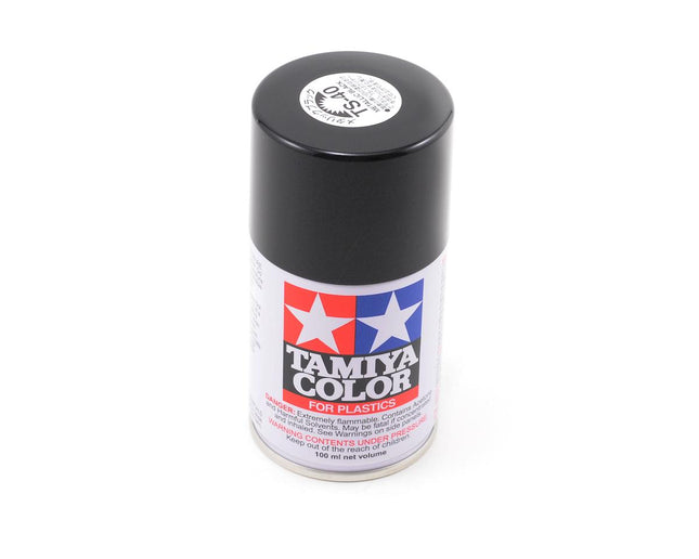 TAM85040, Tamiya TS-40 Metal Black Lacquer Spray Paint (100ml)