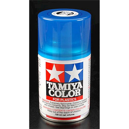 TAM85072, Tamiya TS-72 Clear Blue Lacquer Spray Paint (100ml)