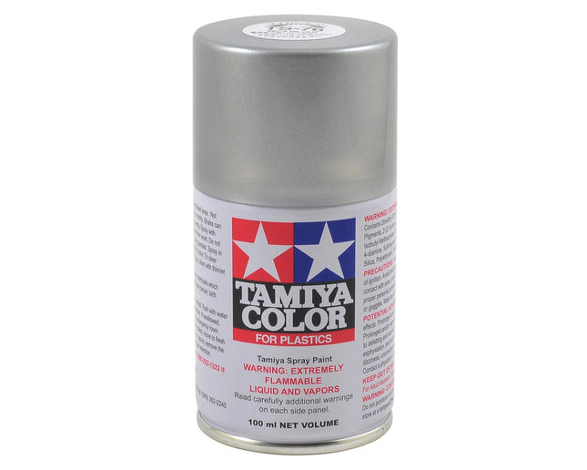 TAM85076, Tamiya TS-76 Mica Silver Lacquer Spray Paint (100ml)