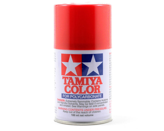 TAM86002, Tamiya PS-2 Red Lexan Spray Paint (100ml)