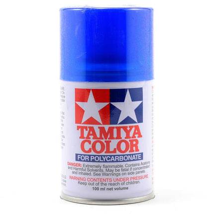 TAM86038, Tamiya PS-38 Translucent Blue Lexan Spray Paint (100ml)