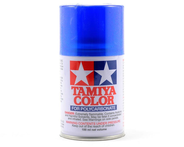 TAM86038, Tamiya PS-38 Translucent Blue Lexan Spray Paint (100ml)