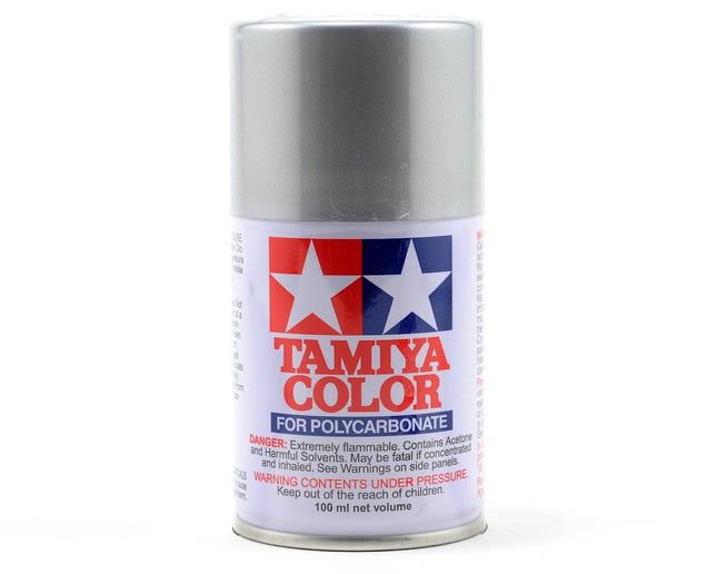 TAM86041, Tamiya PS-41 Bright Silver Lexan Spray Paint (100ml)