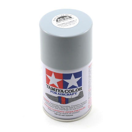 TAM86526, Tamiya AS-26 Light Ghost Grey Aircraft Lacquer Spray Paint (100ml)