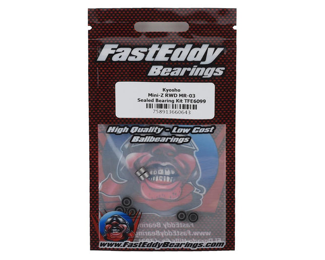 TFE6099, FastEddy Kyosho Mini-Z RWD MR-03 Sealed Bearing Kit