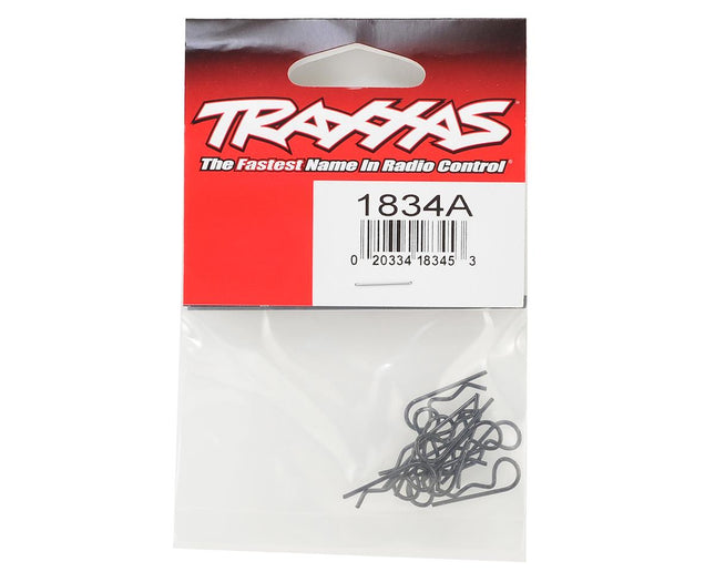 TRA1834A, Traxxas Body Clips (Black) (12)