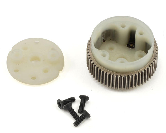TRA2381X, Traxxas Main Differential Case w/Steel Ring Gear