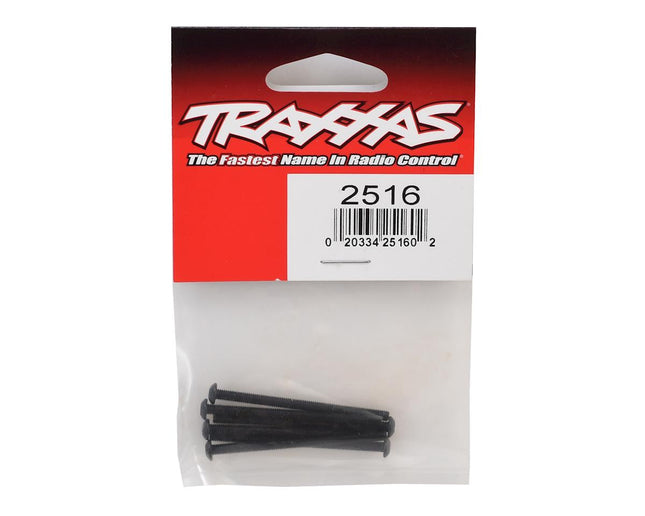 TRA2516, Traxxas 3x45mm Button Head Machine Hex Screws (6)