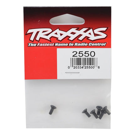 TRA2550, Traxxas 3x8mm Flat Head Screw (6)