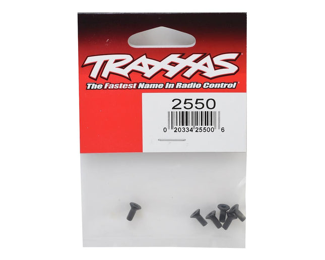 TRA2550, Traxxas 3x8mm Flat Head Screw (6)