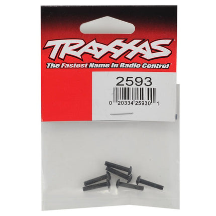 TRA2593, Traxxas 3x14mm Button Head Hex Screw (6)