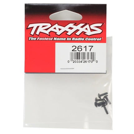 TRA2617, Traxxas 2.5x8mm Button Head Hex Plastic Screws (6)