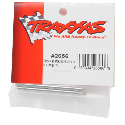 TRA2656, Traxxas XX-Long Hard Chrome Shock Shaft (2)