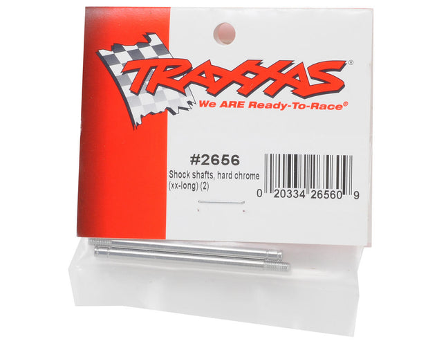 TRA2656, Traxxas XX-Long Hard Chrome Shock Shaft (2)