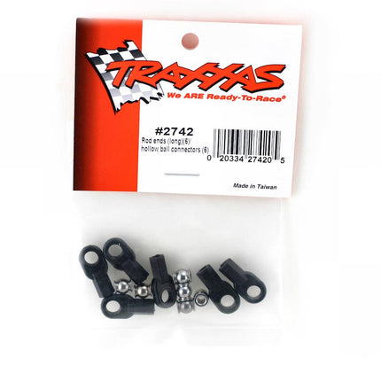 TRA2742, Traxxas Rod End With Hollow Balls (6)