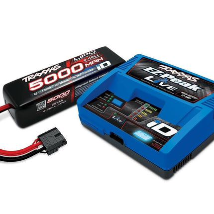 TRA2996X, Traxxas EZ-Peak Live 4S "Completer Pack" Battery Charger w/One Power Cell Battery (5000mAh)