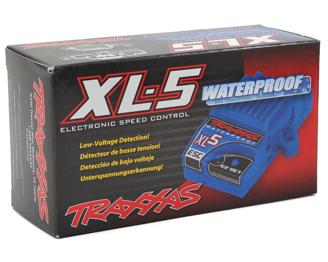 TRA3018R, Traxxas XL-5 Waterproof ESC w/Low Voltage Detection