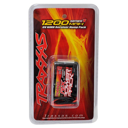 TRA3037, Traxxas Nimh 1100Mah 5-Cell Hump Receiver Pack
