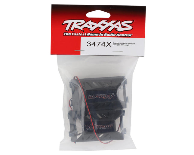 TRA3474X, Traxxas Low Profile Dual Cooling Fan Shroud