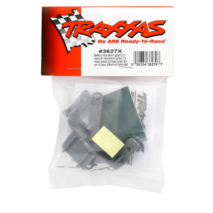TRA3627X, Traxxas Two-Piece Receiver and Battery Hold-Down