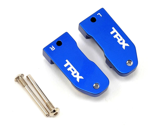 TRA3632A, Traxxas Aluminum 30° Caster Blocks (Blue) (2)