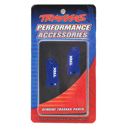 TRA3632A, Traxxas Aluminum 30° Caster Blocks (Blue) (2)