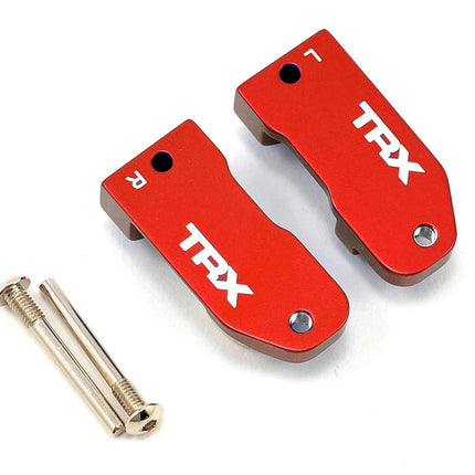 TRA3632X, Traxxas Aluminum 30° Caster Blocks (Red) (2)