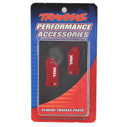 TRA3632X, Traxxas Aluminum 30° Caster Blocks (Red) (2)